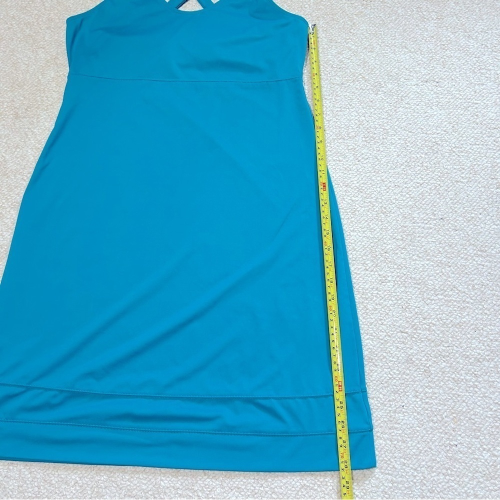 Merrell Opti-Wick Lily UPF 50 Aqua Teal Dress Medium Active Sport Athletic Dress - Picture 8 of 11